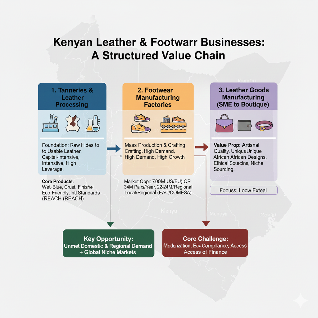 Kenya Leather and footwear business ideas-Trailblazers